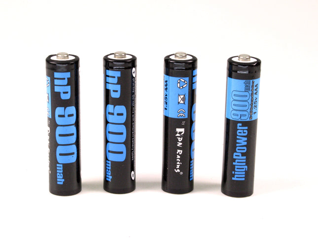 PN Racing High Power 900mAh Ni-MH Rechargeable AAA Battery (4pcs) – HP900