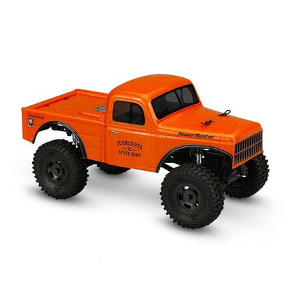 JConcepts Axial SCX24 Power Master Mini Crawler Body (Clear) 0472