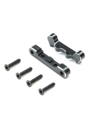 Losi Mini-T 2.0 Aluminum Rear Pivot Block Set (Black)