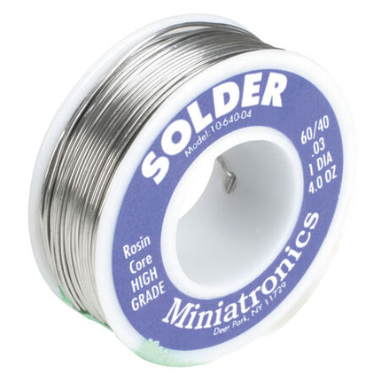 Miniatronics Rosin Core Solder 60/40 (4oz) MNT1064004