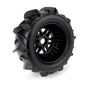 PRO-LINE 1/7 Dumont Paddle F/R Pre-Mounted Mojave 17mm (2) Black
