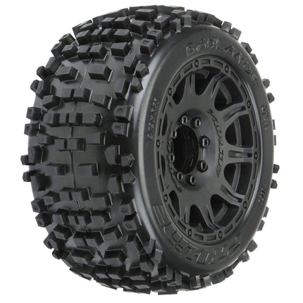 Pro-Line Badlands 3.8" Pre-Mounted Truck Tires (2) – M2 Compound w/ Raid 17mm Wheels Part #: PRO117810