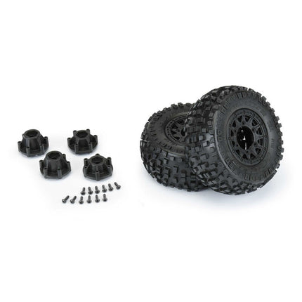 Pro-Line Badlands SC MTD Raid Tires, 6x30 (2): Slash 2WD, 4WD F/R PRO1182-10