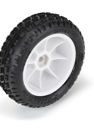 Pro-Line Mini-B Front Pre-Mounted Wedge Carpet Tire w/8mm Hex (2) (Z3)