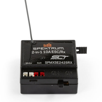 Spektrum RC 10A Brushed 2-in-1 ESC / SLT Receiver Combo – SPMXSE2425RX