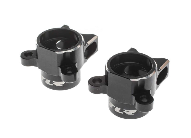 Team Losi Racing 22 5.0 Aluminum VHA Hub Body Set (Black) (2) TLR334071