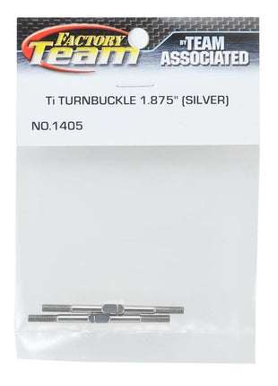 Team Associated 1.875" Titanium Turnbuckle Set (Silver) (2)