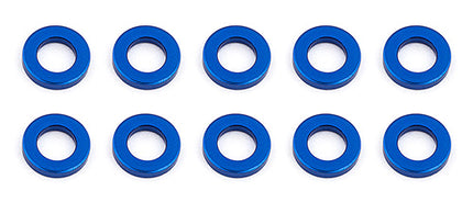Team Associated 5.5x1.0mm Aluminum Ball Stud Washer (Blue) (10) 31382