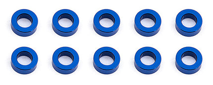 Team Associated 5.5x2.0mm Aluminum Ball Stud Washers – Blue (10) – Part 31383