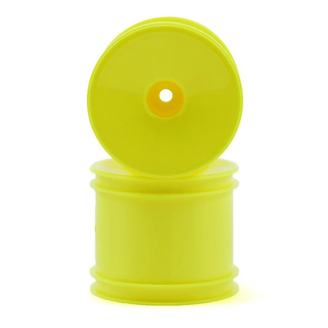 Team Associated 12mm Hex Stadium Truck Dish Wheel (2) (Yellow)