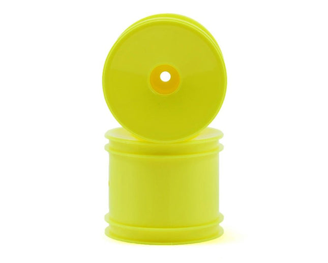 Team Associated 12mm Hex Stadium Truck Dish Wheel (2) (Yellow)