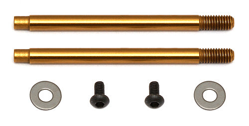 Team Associated 3x27.5mm V2 Ti-Nitride Screw Mount Shock Shaft (2) 91619