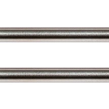 Team Associated 3x24mm V2 Screw Mount Front Shock Shaft (2) (Chrome)