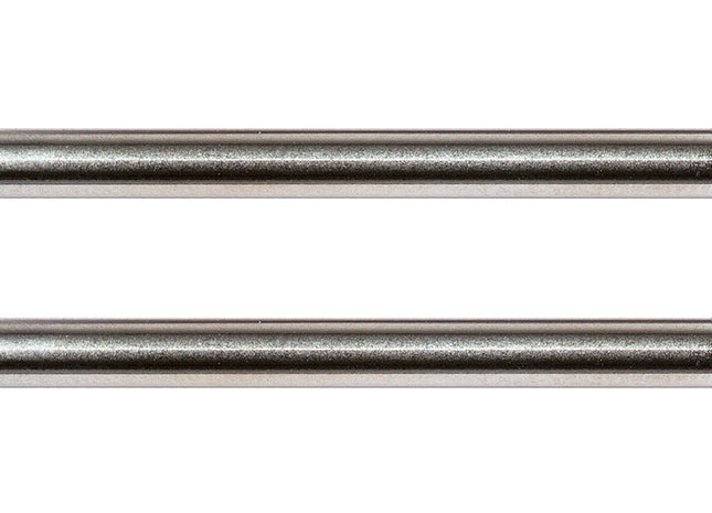 Team Associated 3x24mm V2 Screw Mount Front Shock Shaft (2) (Chrome)