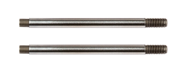 Team Associated 3x24mm V2 Screw Mount Front Shock Shaft (2) (Chrome)