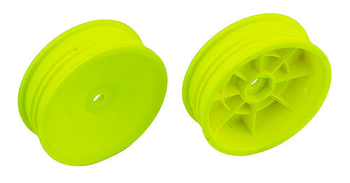 Team Associated 12mm Hex 2.2" "Slim" Front Buggy Wheels  (2) (B6) White or Yellow 91757/91758