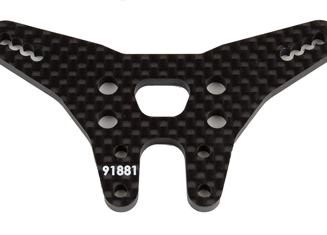 Team Associated RC10B6.3 Carbon Fiber "Wide Gull-Wing" Rear Shock Tower Part #: 91881