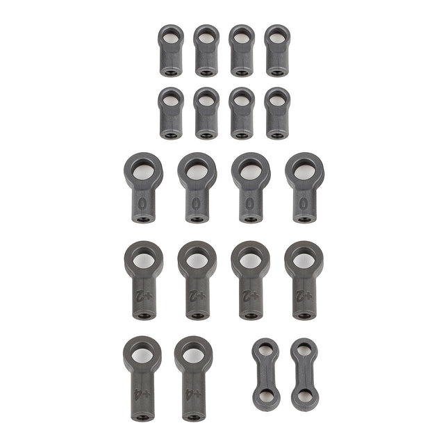 Team Associated RC10B6.4 13mm Shock Rod End Set [91997]
