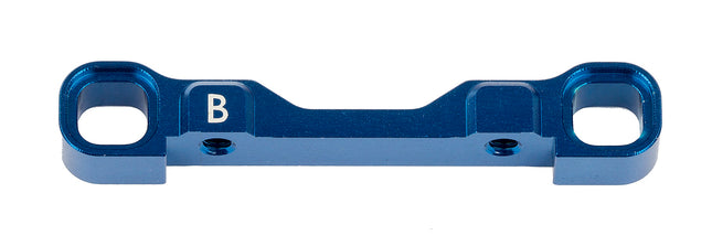 Team Associated RC10B74 Aluminum "B" Arm Mount (Blue)