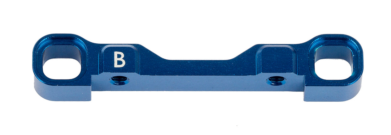 Team Associated RC10B74 Aluminum "B" Arm Mount (Blue)