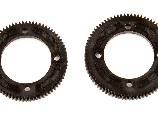 Team Associated RC10B74 Center Differential Spur Gear Set (72T & 78T) Part #: 92149