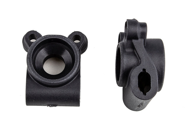 Team Associated RC10B74.1 Factory Team Rear Hubs (Carbon)