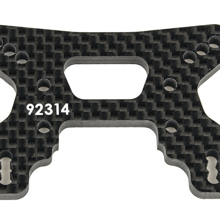 Team Associated RC10B74.2 Carbon Front Shock Tower (Gullwing Arm) Part #: 92314