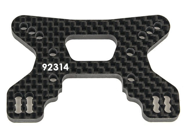 Team Associated RC10B74.2 Carbon Front Shock Tower (Gullwing Arm) Part #: 92314
