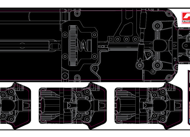 Team Associated RC10B74.2 FT Chassis Protective Sheet (1)
