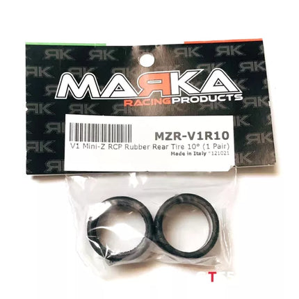 Marka V1 Mini-Z RCP Rubber Rear Tire 10 degree (1 Pair)
