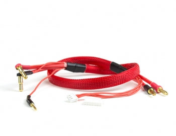 AVID RC 2S Charge Lead Cable w/4mm & 5mm Bullet Connector (2')