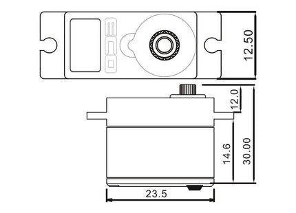 EcoPower 640T 13g Waterproof Metal Gear Digital Sub Micro Servo (For TRX-4 & TRX-4M) Part #: ECP-640T