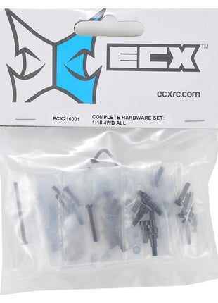 ECX Complete Hardware Set: 1/18 4WD All