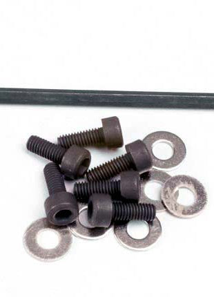 Traxxas 3X8mm Cap Head Screw w/Wrench & Washers (6)