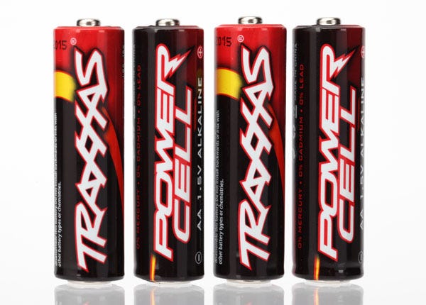 TRAXXAS AA POWER CELL ALKALINE 4PK