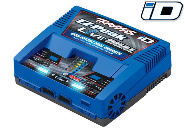 Traxxas EZ-Peak Live Dual iD Charger – 4S / 26A / 200W (Bluetooth Compatible) Part #2973