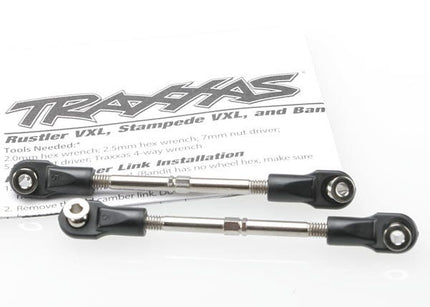 Traxxas 59mm Toe Link Turnbuckles (2) (3745)