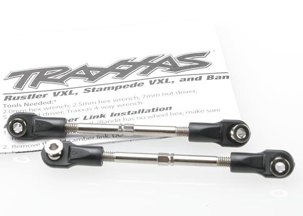 Traxxas 59mm Toe Link Turnbuckles (2) (3745)