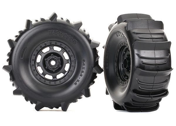 Traxxas Unlimited Desert Racer Pre-Mounted Paddle Tires (2) w/ 17mm Hex (8475)