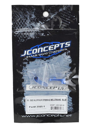 JConcepts B6/B6D Aluminum Steering Bellcrank (Blue OR Black)