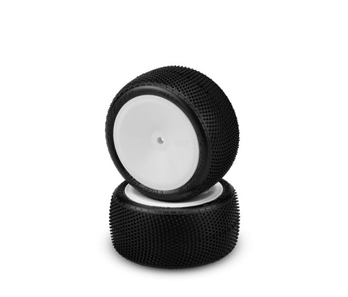 JConcepts Fuzz Bite LP 2.2" Mounted Rear Buggy Carpet Tires (Pink) (White OR Yellow) (2)  w/12mm Hex PART # - W: 3152-101021 Y: 3152-201021