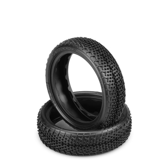 JConcepts Fuzz Bite LP Carpet 2.2" 2WD Front Buggy Tires (2) (Pink) 3165-010