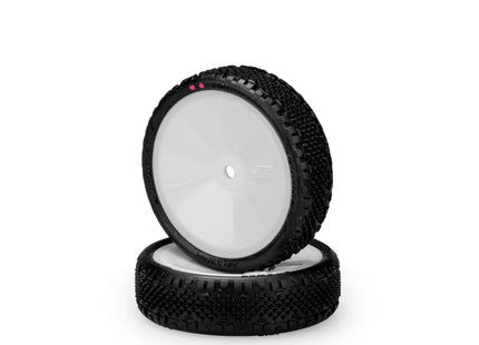 JConcepts Pin Swag 2WD Front – Pink Compound – Pre-Mounted on 3376 Wheels (White or Yellow)