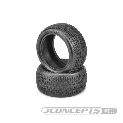 JConcepts Twin Pins Carpet 2.2" Rear Buggy Tires (2) (Pink) JCO3190-010