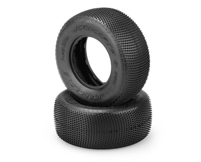 JConcepts Fuzz Bite Short Course Carpet Tires (Pink) – 2pcs - 3192-010