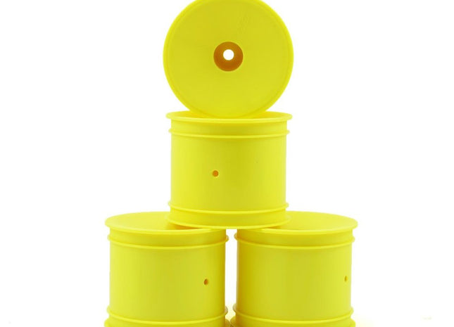 JConcepts 12mm Hex Mono 1/10 Stadium Truck Wheel (4) (T6.1) (Yellow or White) 3354Y / 3354W