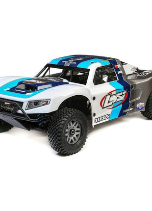 Losi 5IVE-T 2.0 1/5 Bind-N-Drive 4WD Short Course Truck (Grey/Blue/White) w/32cc Gasoline Engine