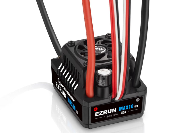 Hobbywing EZRun MAX10 G2 80A Sensored Waterproof Brushless ESC Part #: 30102604