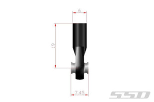 SSD RC M3 Long Plastic Rod End (10)