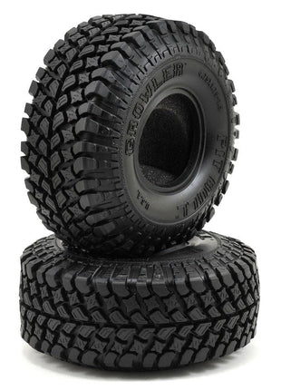 Pit Bull Tires Growler AT/Extra 1.9" Scale Rock Crawler Tires (2) (Komp) w/Foam